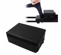 HSSTYLE Boîte d'assise Pilates pour Reformer Pilates par Box pour Salle de Sport à Domicile et Studio Professionnel, destinée aux Exercices Pilates,Noir