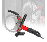 HSSTYLE Machine de découpe de murs en béton 5000 W, scie à disque électrique 3000 tr/min, scie à béton avec profondeur de coupe de 30 cm, scie annulaire électrique, rainureuse murale