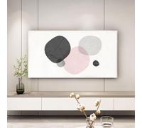 HSTANGKY Housse Anti-poussière Pour Téléviseur D'intérieur 32-80 Pouces Universelle Protecteur D'écran Décoratif Style Peinture Pour LCD/LED-Graphics||58-60inch