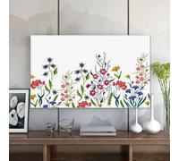 HSTANGKY Housse De Protection Anti-poussière Pour TV D'intérieur De 32 À 80 Pouces Mode Moderne Et Universelle Protection D'écran Imperméable Et Respirante-flower||37-39inch