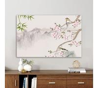 HSTANGKY Housse De Protection D'écran TV Protection D'écran Moderne Anti-poussière Pour TV 32-80 Pouces Sur Bureau Protection D'écran Incurvée Universelle Pour TV D'intérieur-flower1||58-60inch