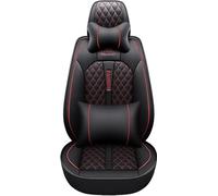 HSTBLEOO Car Seat Covers Universal Full Set Accessories for Volvo V60 V50 S60 S80 S40 Xc40 Xc60 Xc70 Xc90 V40 V70 V90 S60L S90(Black Red Luxury)