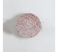 HSTBLEOO Minimalist Round Disc Wall Sconce Modern LED Wall Light Glass Marble Wall Lighting Fixture Decorate White Nordic Hallway(Pink,30cm)