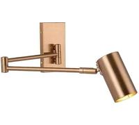 HSTBLEOO Rose Gold Industrial Long Swing Arm Wall Sconce Hardwire Adjustable Arm Extendable Lamp Vintage Farmhouse Wall Mounted