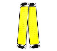 Hsthe Sea 2 PCS COB ?clairage Intérieur avec Interrupteur C?ble d'Extension 108 COB LED Lampe Fluorescente pour Camping-Car Caravane Camion Bateau Cuisine Blanc Froid