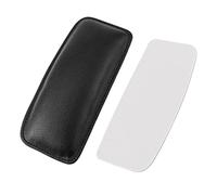 Hsthe Sea 2PCS Coussin d'accoudoir de Voiture Côté conducteur Tapis de Voiture Genouillères de Voiture Jambières pour accoudoir de Console Centrale de Voiture - Noir