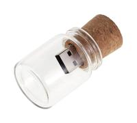 Hsthe Sea 32 GO Mignon Flash Drive USB 2.0 Bocaux De Stockage Boîte Unique Bocal en Verre Bouteille avec Cork Memory Stick Pen Drive Cadeaux De Mariage Électronique Stylo Fantaisie Conception Étanche