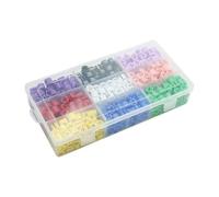 Hsthe Sea 450 pièces étiquettes de Taille de vêtements pour cintres métalliques XXS - 4XL étiquettes de Tailles de Cintre à Codage Couleur