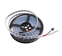 Hsthe Sea 5 mètres WS2812B 300LEDS RGB LED Bandes Lumineuses Pixels adressables Individuellement Couleur de rêve chassant DC5V numérique Programmable