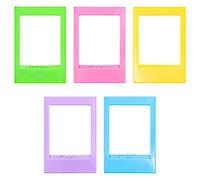 Hsthe Sea 5PCS Mini Cadre Photo pour Appareil Photo à Impression Instantanée Compatible avec Fujifilm Instax Mini 11 9 8 70 7s 90 26 Appareil Photo Instantané 5 Couleurs -3 Pouces