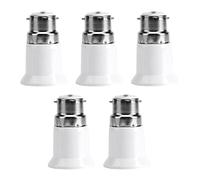 Hsthe Sea 5x B22 à E27 Convertisseur de Douille, Adaptateur de Base pour Lampes et Ampoules LED et Fluocompactes