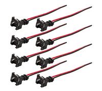 Hsthe Sea 8 pièces injecteur de Carburant Accessoire connecteur injecteur de Carburant connecteur EV1 OBD1 Prise Faisceau de c?bles Pince de c?blage en Queue de Cochon