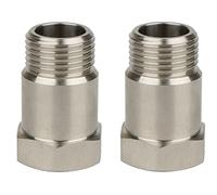 Hsthe Sea Adaptateur de capteur d'oxygène, 2pcs 35mm M18 * 1.5 Adaptateur Universel d'éliminateur de lumière de Moteur de contrôle O2 Capteur d'oxygène Spacer Extender Isolateur