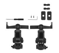 Hsthe Sea Adaptateur De Rail Arc pour Casque Rapide À Rotation Multi-Angle, Support De Casque, Cache-Oreilles, Accessoires pour Casque Tactique, Noir