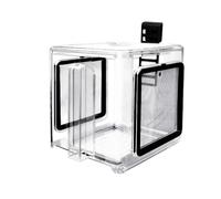 Hsthe Sea Boîte d'élevage de Poissons de mer, boîte d'isolation de Poissons en Acrylique Transparent, réservoir d'élevage d'aquarium Amovible pour bébés Poissons, Crevettes, Poissons Clowns, Guppies