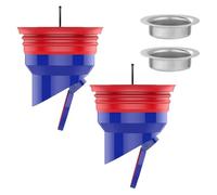 Hsthe Sea Bouchon de vidange de Sol Anti-Odeur, 2 pièces, Anti-Reflux, pour Baignoire, évier, Douche, Bouchon d'insertion de vidange de Sol