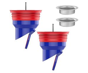 Hsthe Sea Bouchon de vidange de Sol Anti-Odeur, 2 pièces, Anti-Reflux, pour Baignoire, évier, Douche, Bouchon d'insertion de vidange de Sol