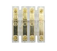 Hsthe Sea Connecteur Banane, connecteur de câble 4 Voies, couplage de Prise jusqu'à 4,00 mm2 Haut-Parleur pour la Plupart des Voitures