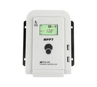 Hsthe Sea Contrôleur de Charge solaire MPPT 30A, régulateur de panneau solaire 12V/24V avec sortie USB 5V, travail de Protection multi-circuit