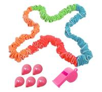 Hsthe Sea Cooperative Stretchy Band - 78,7 Pouces Bande d'exercice de Travail d'équipe Portable Bande de résistance en Boucle pour Jeux de fête Activités de Terrain de Jeu