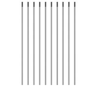 Hsthe Sea Électrodes de tungstène TIG, lanthane 2%, WL20 (Bleu), tiges d'électrodes de soudage en tungstène lanthane, 1.6mm x 150mm, Paquet de 10 pièces