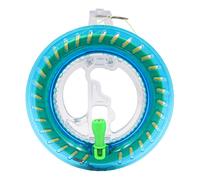 Hsthe Sea Enrouleur de cerf-Volant en Plastique ABS de 16 cm de diamètre avec Ligne de 150 m et Fonction de Blocage (Bleu)