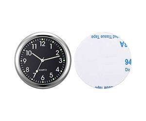 Hsthe Sea Horloge de Tableau de Bord de Voiture Stick on Dashboard Car Clock Mini Tiny Small Luminous Car Vent Clocks Watch for Dashboard Boat Bike Home