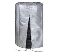 Hsthe Sea Housse de protection universelle pour pneus avec fermeture latérale, étanche, anti-poussière et anti-vieillissement, en tissu Oxford avec revêtement argenté, pour 4 pneus