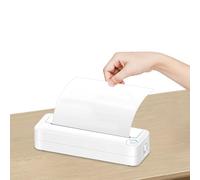Hsthe Sea Imprimante Thermique Blanche, imprimante Portable pour Android et iOS, sans Fil, pour Papier Thermique A4/4/3/2