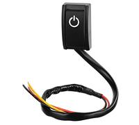 Hsthe Sea Interrupteur à bascule 2 positions 2 broches, interrupteur d'alimentation d'installation adhésif double face, interrupteur marche/arrêt DC 12 V 20 A pour voiture et bateau