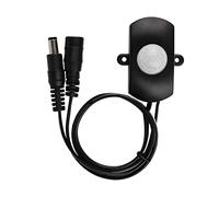 Hsthe Sea Interrupteur détecteur de mouvement PIR DC 5 V-24 V 5 A avec câble coupleur CC pour bande lumineuse LED