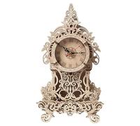 Hsthe Sea Kit de modèle d'horloge à Pendule en Bois 3D pour Adultes à Assembler par Vous-même pour Construire Un Puzzle en Bois 3D DIY Kits de Construction en Bois créatifs