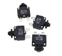 Hsthe Sea KYB8 Lot de 4 protections contre les surcharges, 10 A, disjoncteur manuel de réinitialisation thermique, disjoncteur de surintensité, protection contre les surcharges