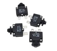 Hsthe Sea KYB8 Lot de 4 protections contre les surcharges, 20 A, disjoncteur manuel de réinitialisation thermique, disjoncteur de surintensité, protection contre les surcharges