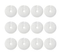 Hsthe Sea Lot de 12 Supports de Coussinets pour sondes G, réutilisables, pour l'allaitement (Blanc)