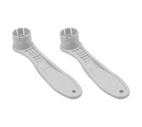 Hsthe Sea Lot de 2 clés de Valve à air en PVC, Outil de réparation pour Kayaks, canoës, Bateaux gonflables, clé Polyvalente à 8 Dents en Spirale en PVC