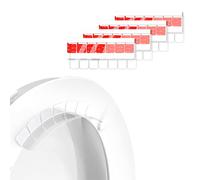 Hsthe Sea Lot de 2 protections anti-pipi pour siège de toilette, déflecteur d'urine empêchant les déversements d'urine, pour toilettes rondes et ovales