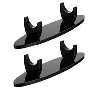 Hsthe Sea Lot de 2 supports pour stylos à plume en acrylique - Noir - Pour stylos à bille et instruments d'écriture