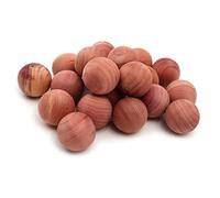 Hsthe Sea Lot de 20 boules de cèdre naturelles aromatiques en bois de cèdre rouge, désodorisant anti-mites pour armoires, vêtements, tiroirs, armoires, accessoires désodorisants