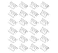 Hsthe Sea Lot de 24 Porte-Cartes en Acrylique, Supports Transparents pour Cartes de Jeu, Petits Supports de Table de Mariage pour Cartes de Mariage, Affichage d'images (0,7 × 0,7 Pouces)