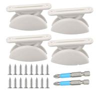 Hsthe Sea Lot de 4 arrêts de Porte de Caravane, arrêt de Porte, loquet de retenue de Porte, Aspiration de Porte pour Caravane, Camping-Car, Bateau