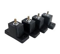 Hsthe Sea Lot de 4 coussinets en caoutchouc - Support d'amortisseur pour climatiseur - Mini split et CVC