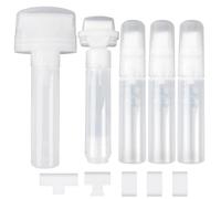 Hsthe Sea Lot de 5 marqueurs de Graffiti Rechargeables pour Peinture Acrylique pour Murs, kit d'artisanat de Peinture avec 5 têtes de Stylo de Rechange (50 mm, 30 mm, 15 mm)