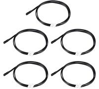 Hsthe Sea Lot de 5 sondes de capteur de température 10 K, sonde de capteur de température étanche 3950 NTC,câble d'extension de câble d'émetteur de température - Tête en caoutchouc