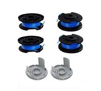 Hsthe Sea Lot de 6 bobines de fil de rechange Ryobi de diamètre 1,65 mm à appliquer sur Ryobi One+ AC14RL3A (4 bobines + 2 couvercles de capuchon)