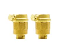 Hsthe Sea Paquet de 2 vannes de Purge Automatique, vanne d'échappement en Laiton DN15 G1/2 Pouces, purgeur Rapide avec Filtre pour Chauffe-Eau solaires
