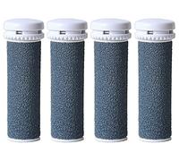 Hsthe Sea Paquet de 4 rouleaux de rechange minéraux extra grossiers Canwn Rouleaux de rechange minéraux pour rouleaux de recharge Emjoi Micro Pedi Callus Remover (gris)