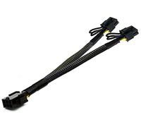 Hsthe Sea PCI-e 6 broches vers Dual PCIe 8 broches (6+2) Carte graphique PCI Express Bloc d'alimentation GPU VGA Y répartiteur rallonge mining carte vidéo manqué câble d'alimentation 20 cm