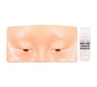 Hsthe Sea Practice Eye Makeup Face Board Makeup Practice Face Eye Makeup Aid Training Board for Makeup Artist Beginners Students-Eyeshadow Eyebrow Eyeliner Practice