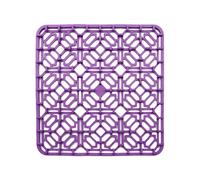 Hsthe Sea Tapis d'évier en Silicone, Tapis d'évier de Cuisine antidérapant résistant à la Chaleur - Protection d'évier Pliable, Protection d'évier, Pliable, Violet
